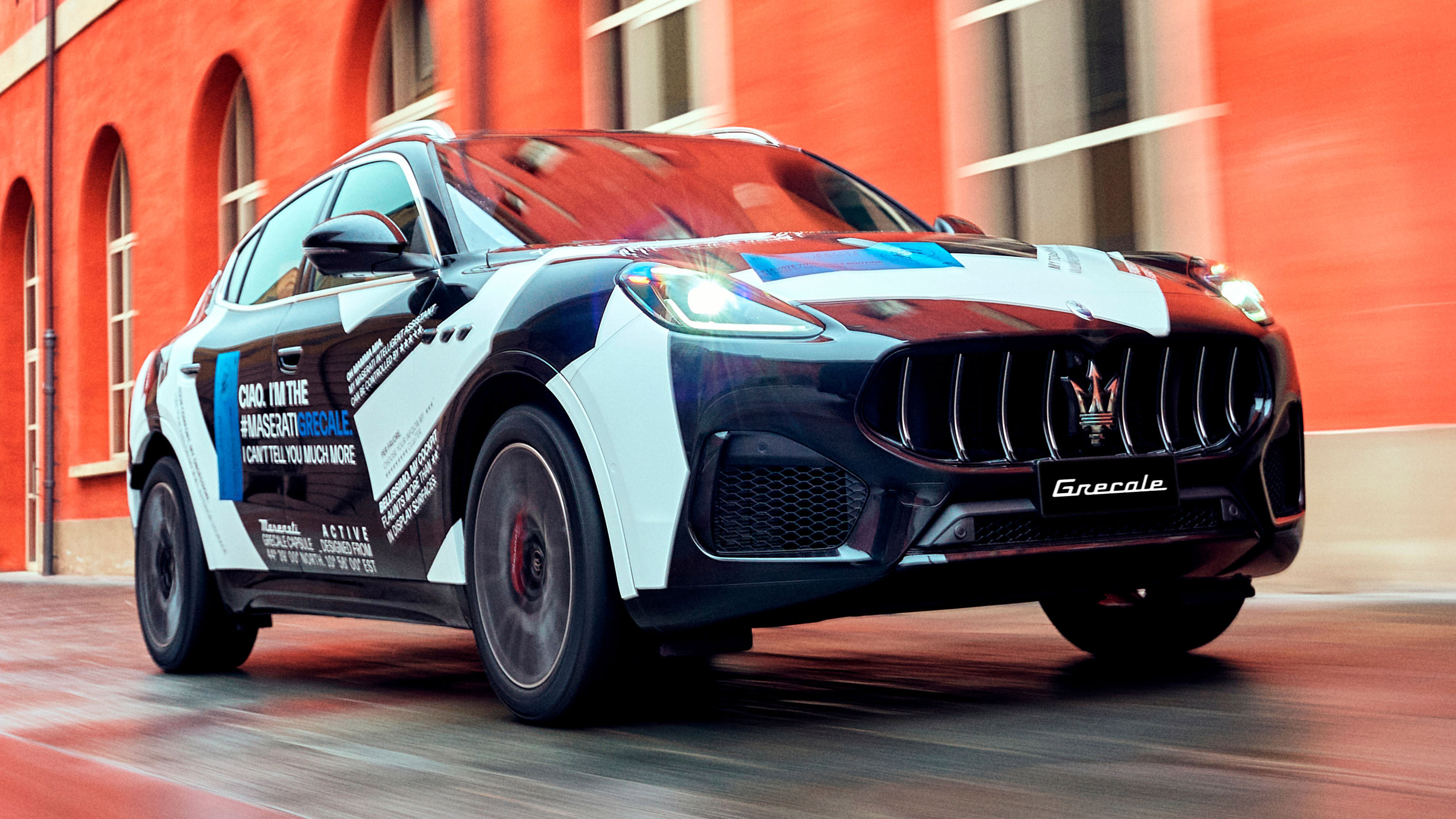 Maserati Grecale - front tracking teaser