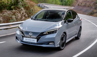 Nissan Leaf - front cornering