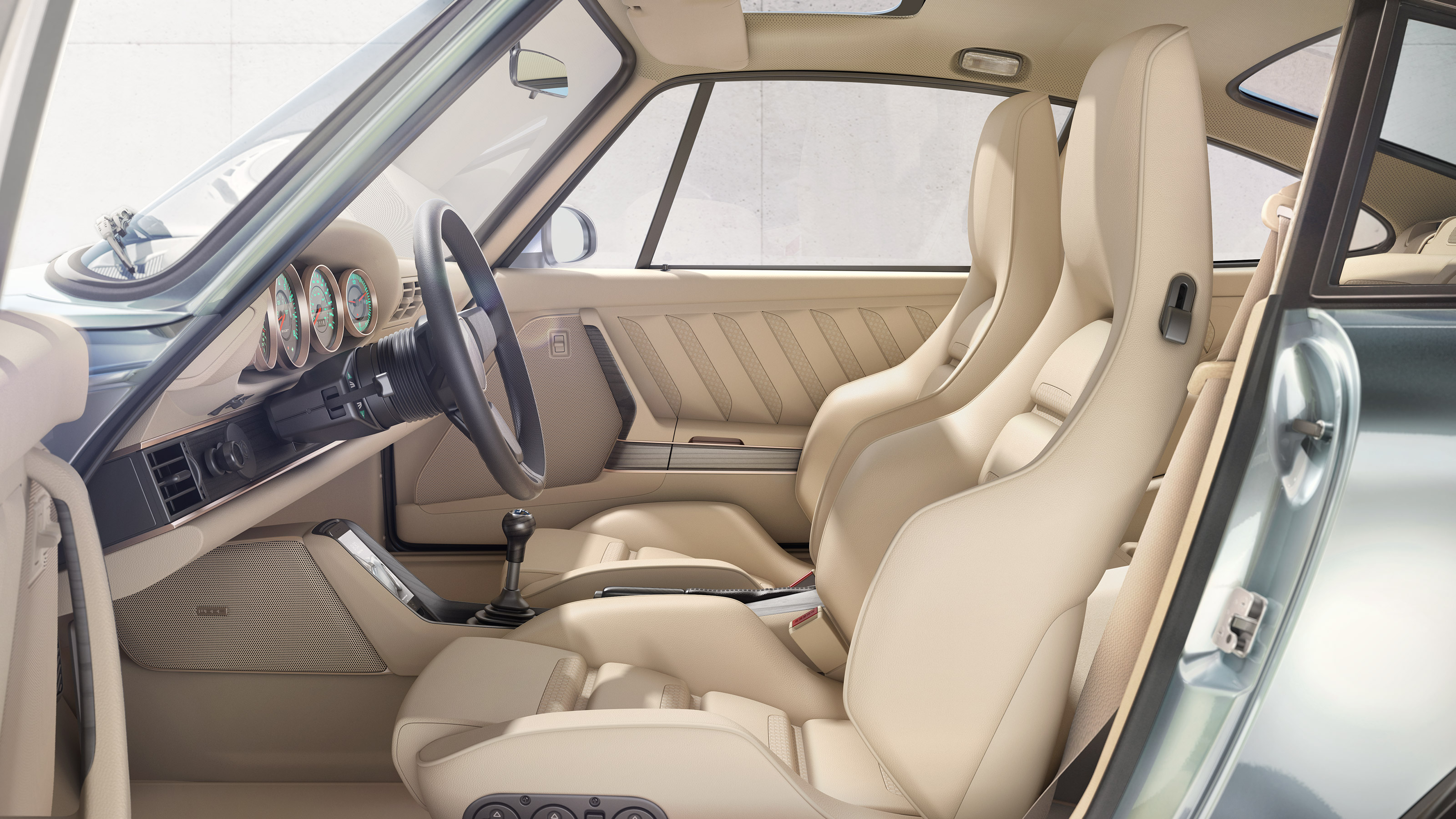 Singer Porsche 911 - front seats