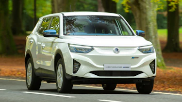 SsangYong Korando e-Motion - front tracking