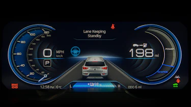 SsangYong Korando e-Motion - dials