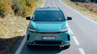 Toyota bZ4X prototype - full front