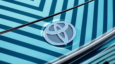 Toyota bZ4X prototype - Toyota badge