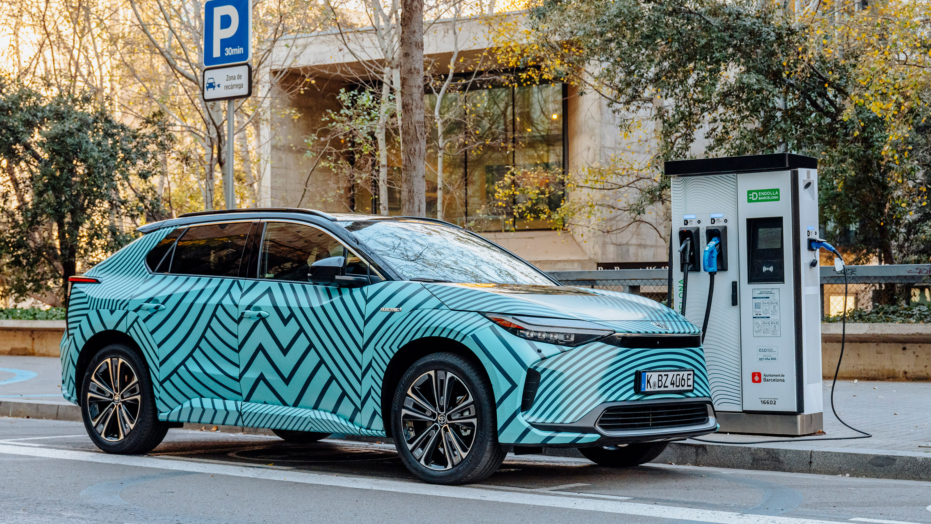 Toyota bZ4X prototype - front charging