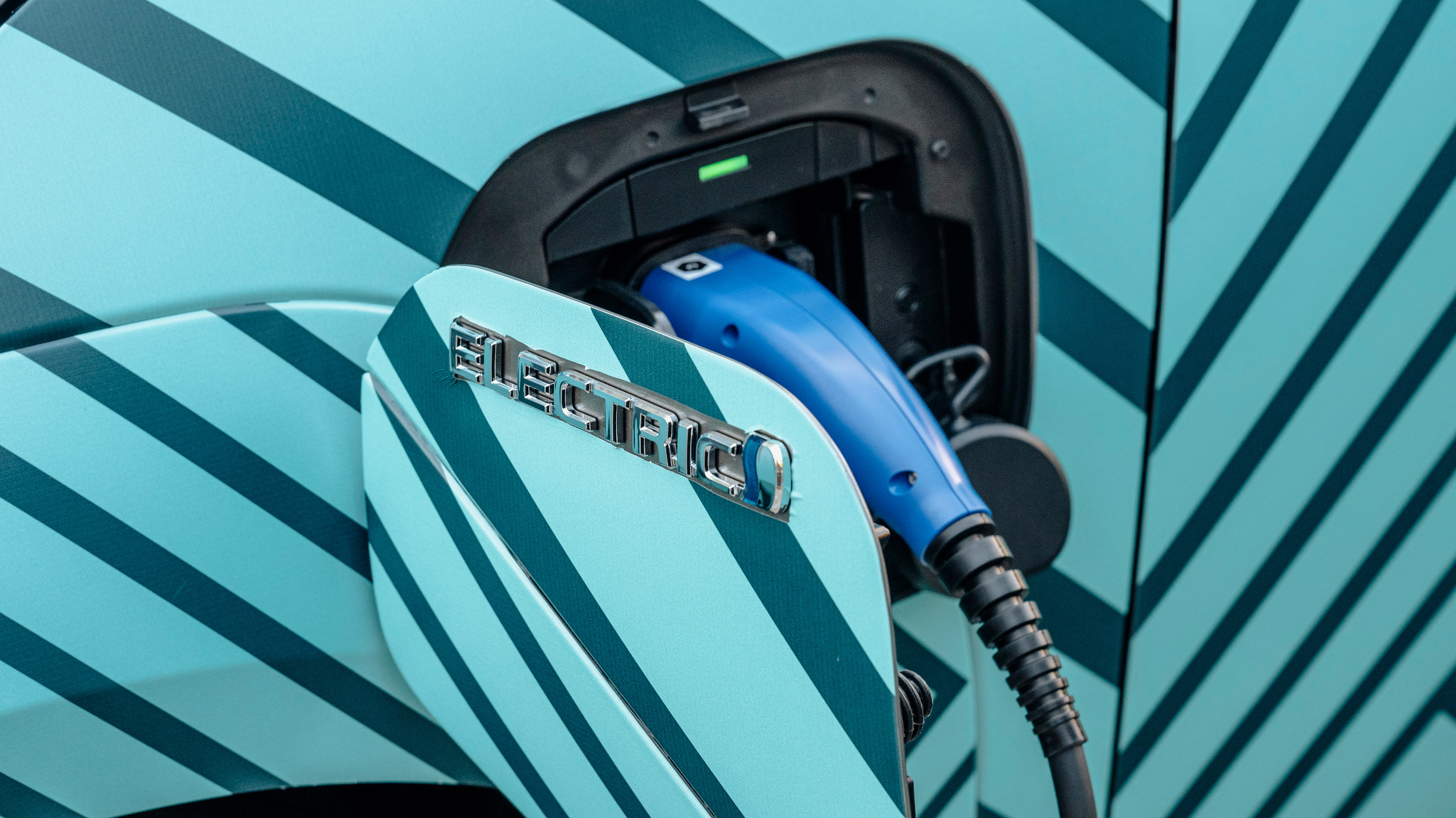 Toyota bZ4X prototype - charging port