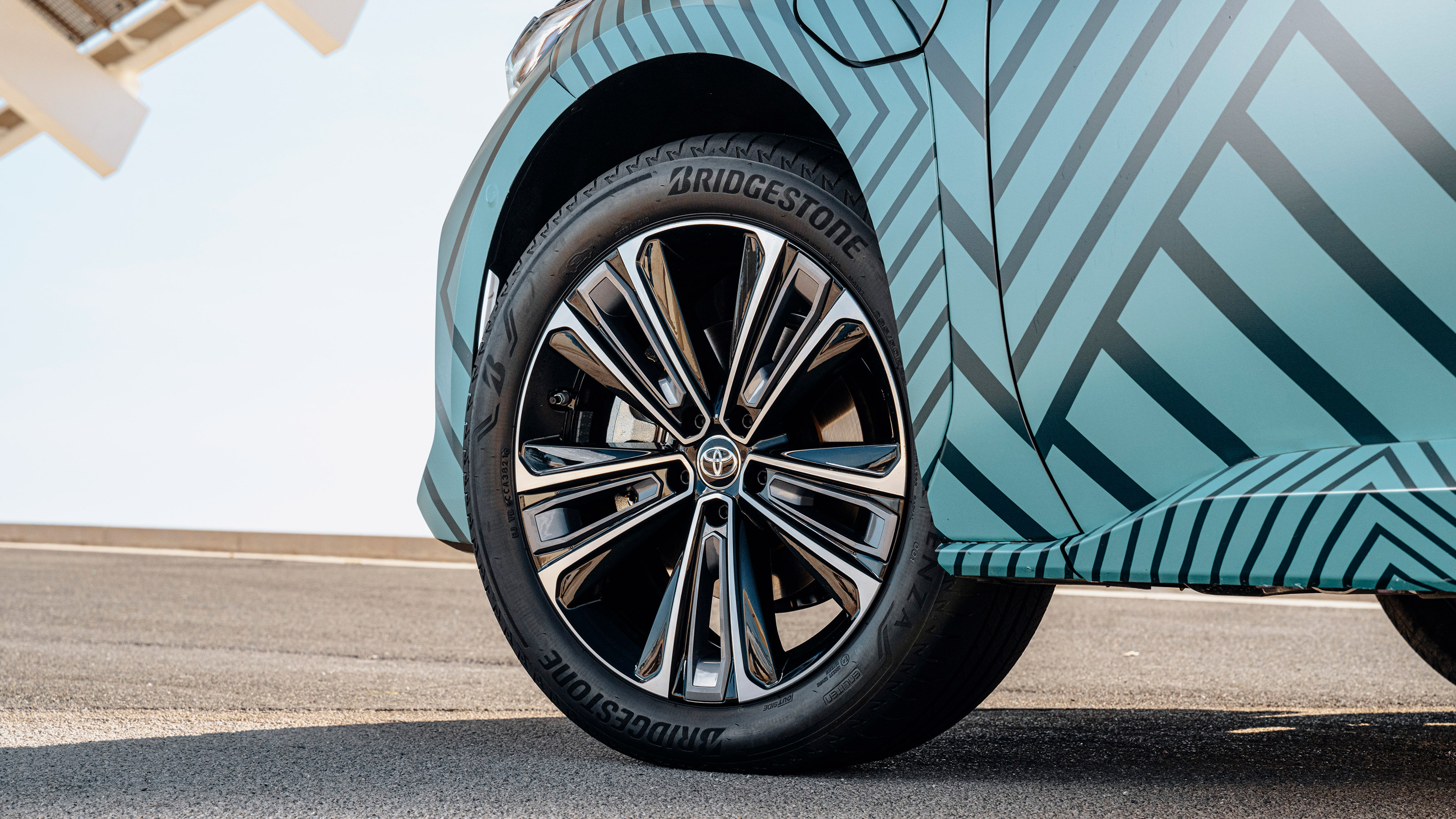 Toyota bZ4X prototype - wheel