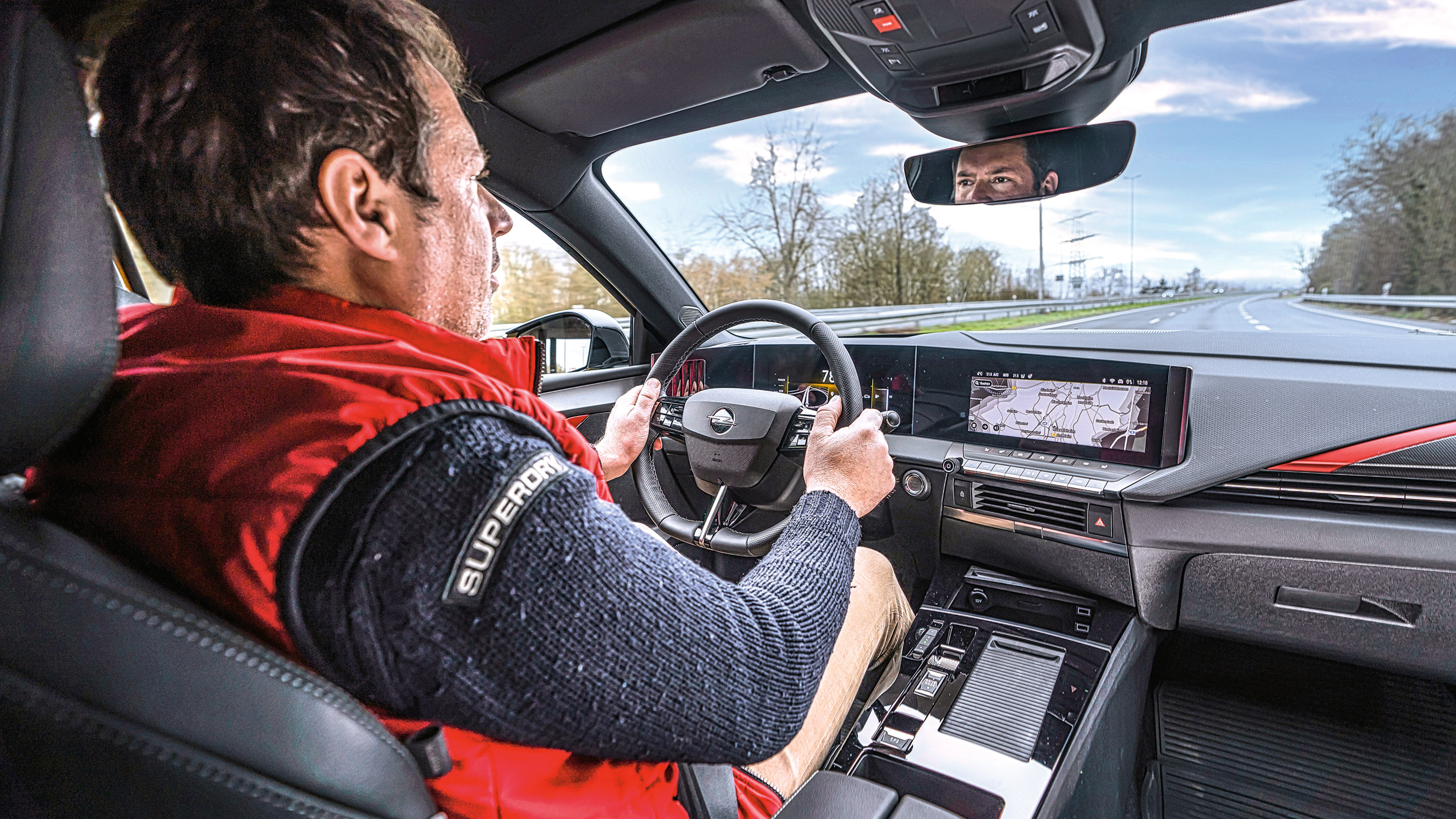 Vauxhall Astra - driving