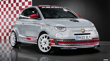 Abarth 500 EV render