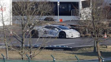 Aventador successor spy shot 2