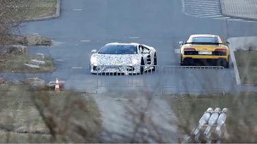 Aventador successor spy shot 5
