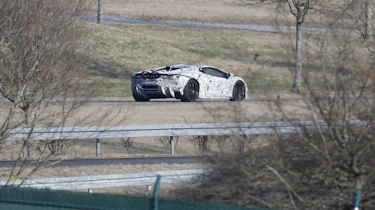 Aventador successor spy shot 6