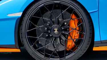 Bridgestone Potenza Sport on Lamborghini Huracan STO - detail
