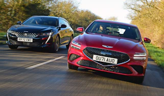 Genesis G70 Shooting Brake vs Peugeot 508 SW - header