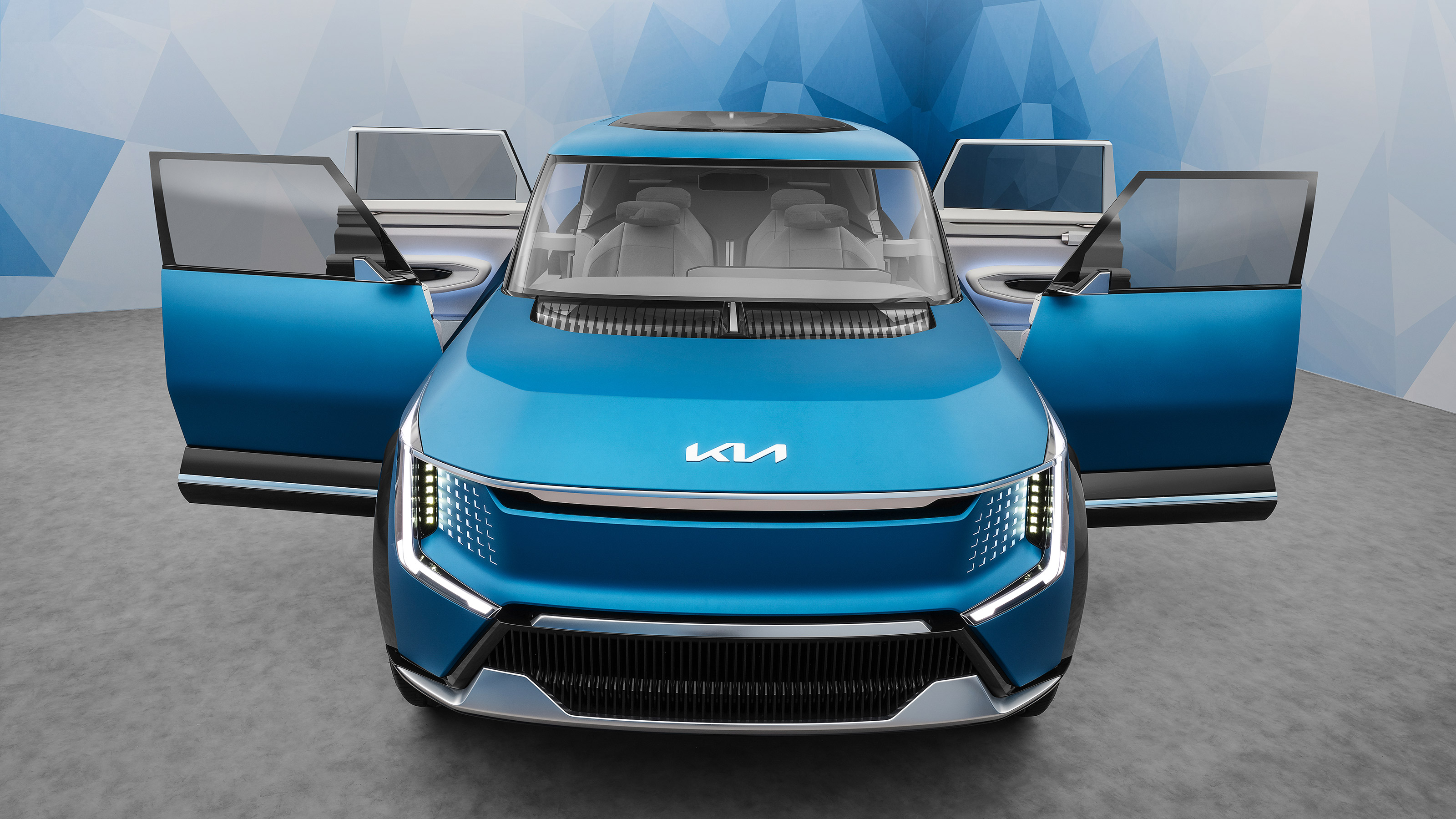 Kia Concept EV9 - full front doors open