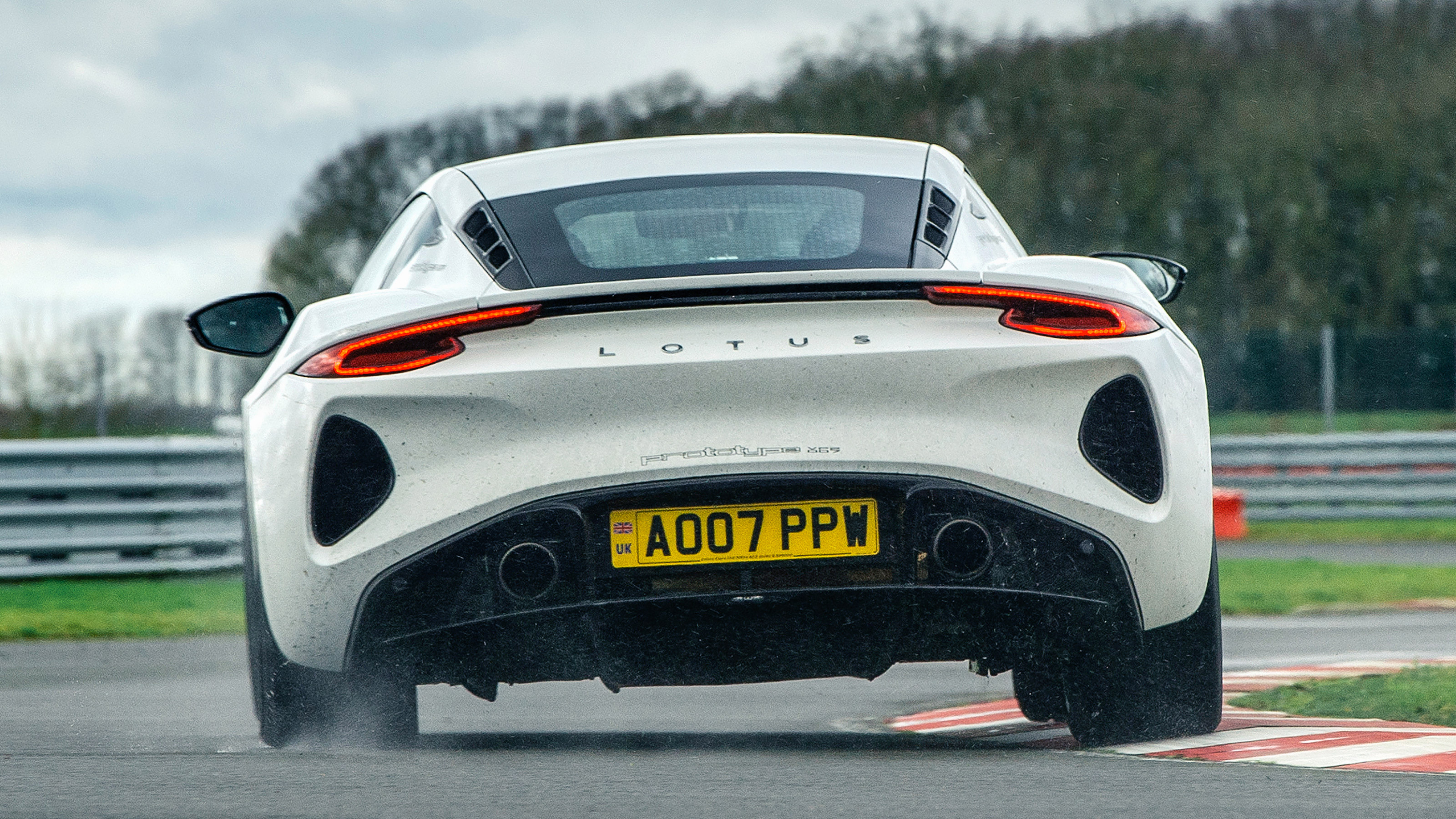 Lotus Emira prototype - rear cornering