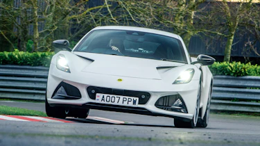 Lotus Emira prototype - front cornering