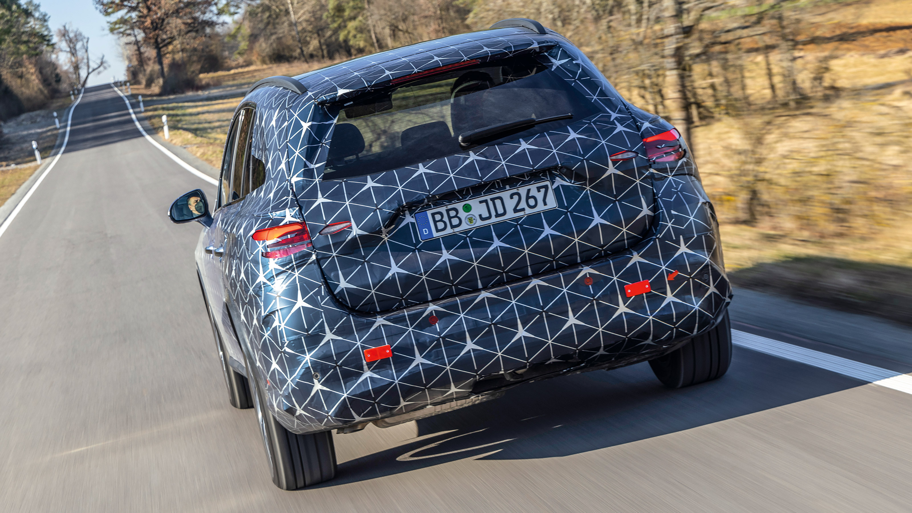 Mercedes GLC prototype - rear