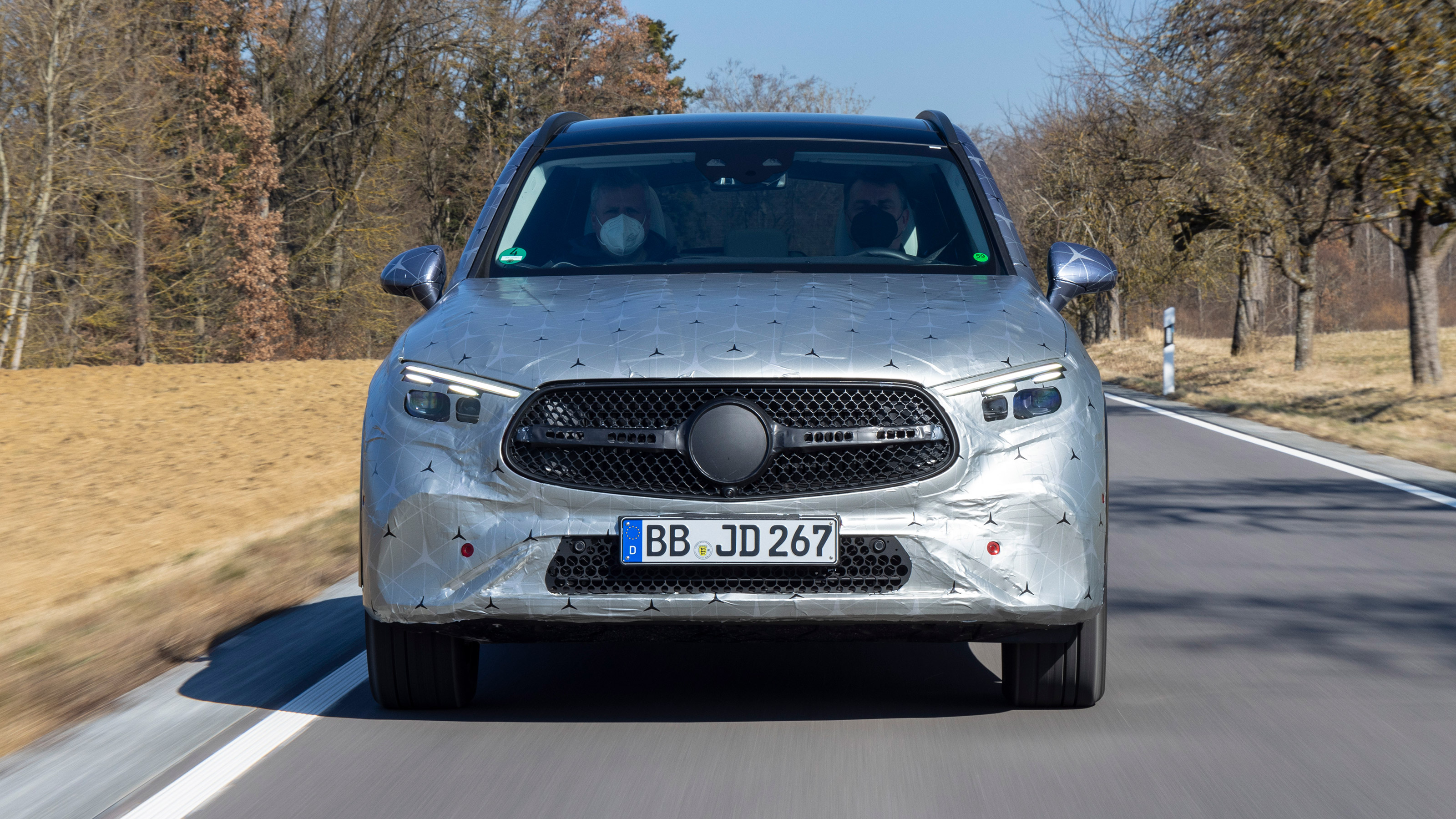 Mercedes GLC prototype - full front