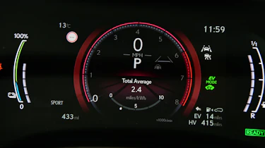 Lexus NX gauge cluster