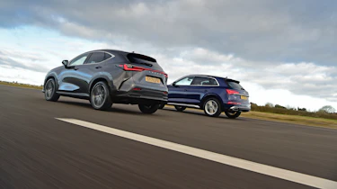Audi Q5 vs Lexus NX - rear twin tracking