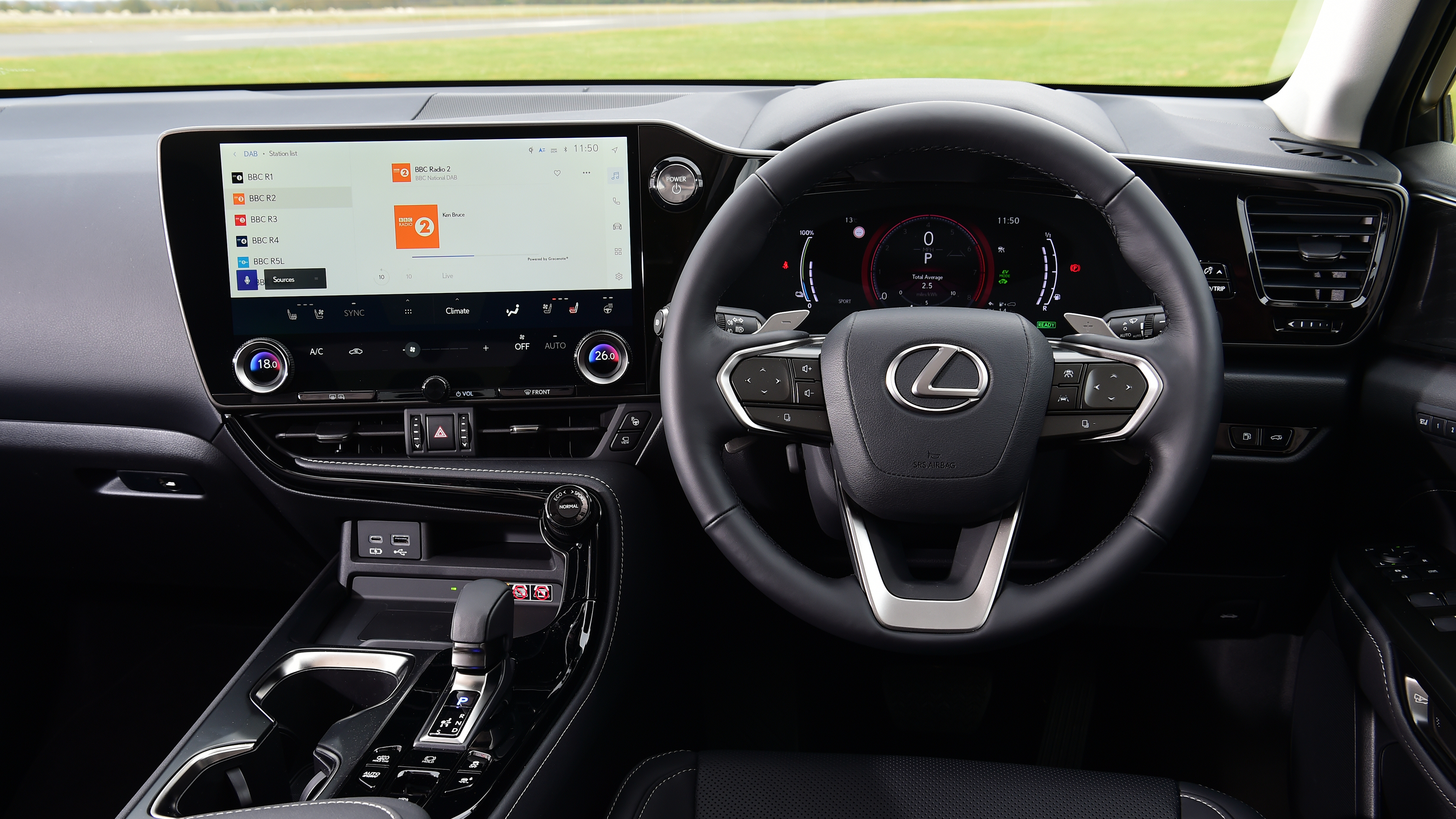 Lexus NX dashboard