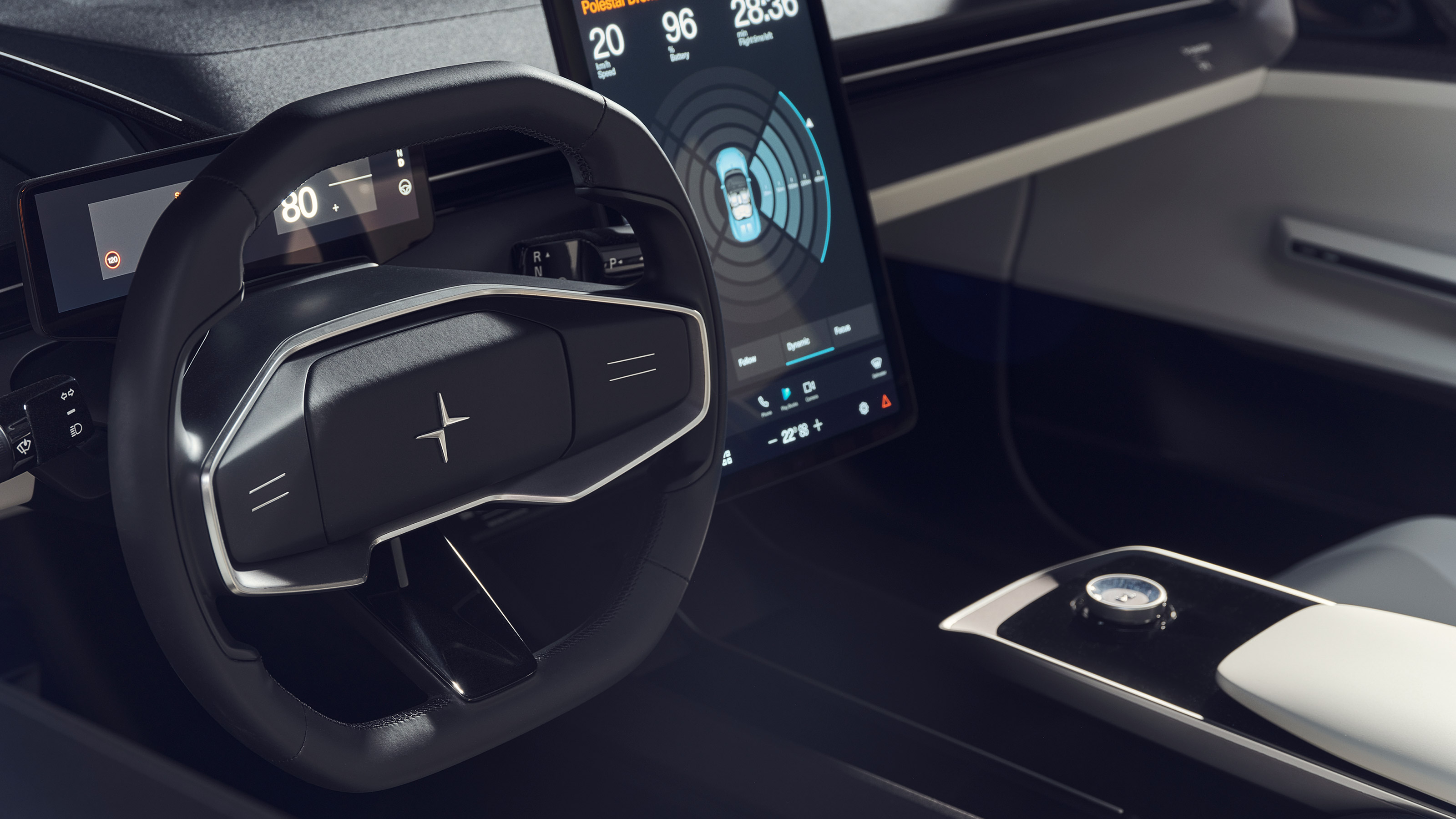 Polestar O2 concept - dash