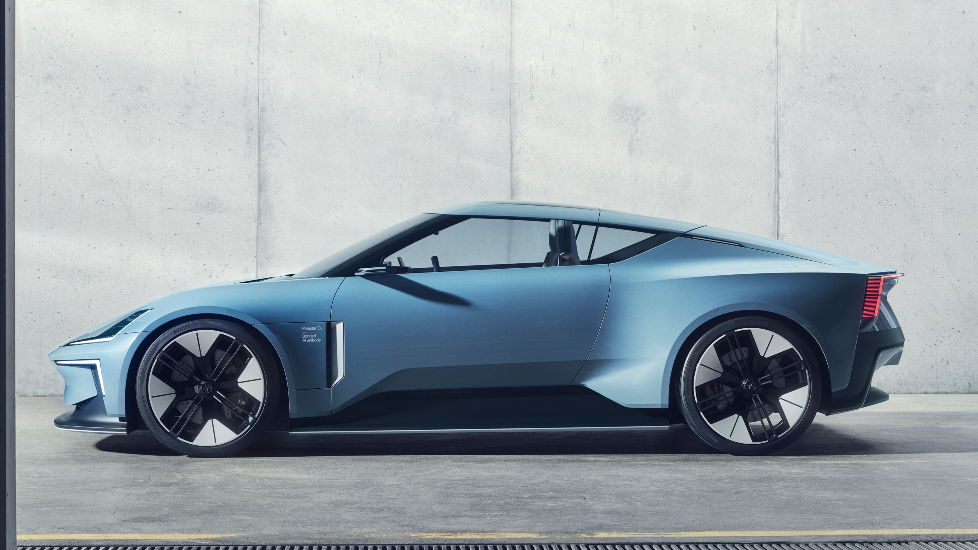 Polestar O2 concept - side roof up