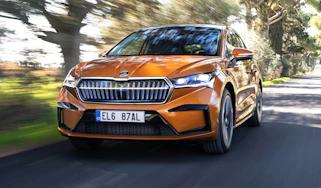 Skoda Enyaq Coupe iV 80 - front tracking