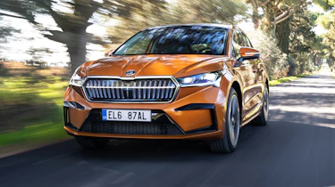 Skoda Enyaq Coupe iV 80 - front tracking