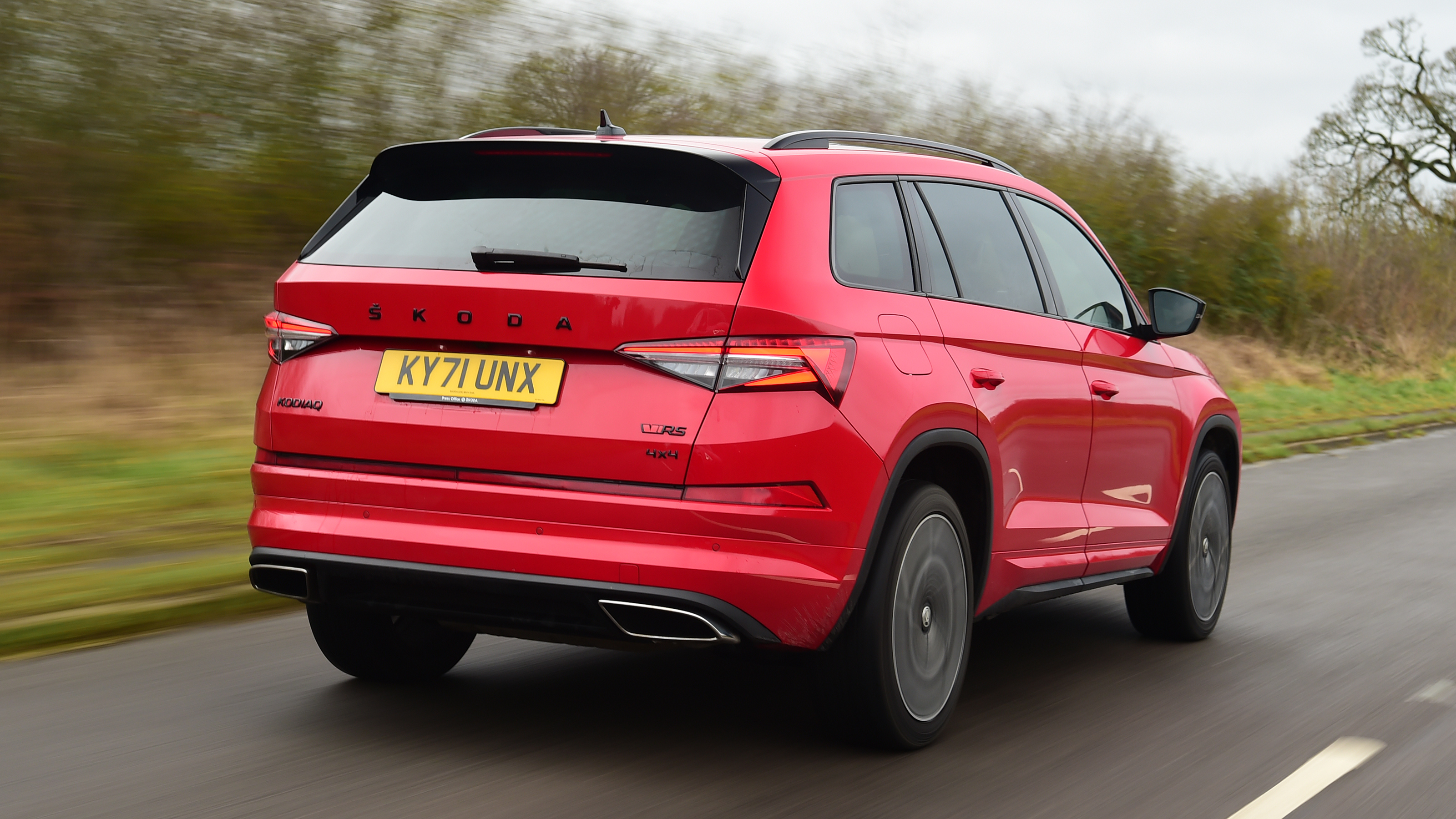 Skoda Kodiaq - rear tracking