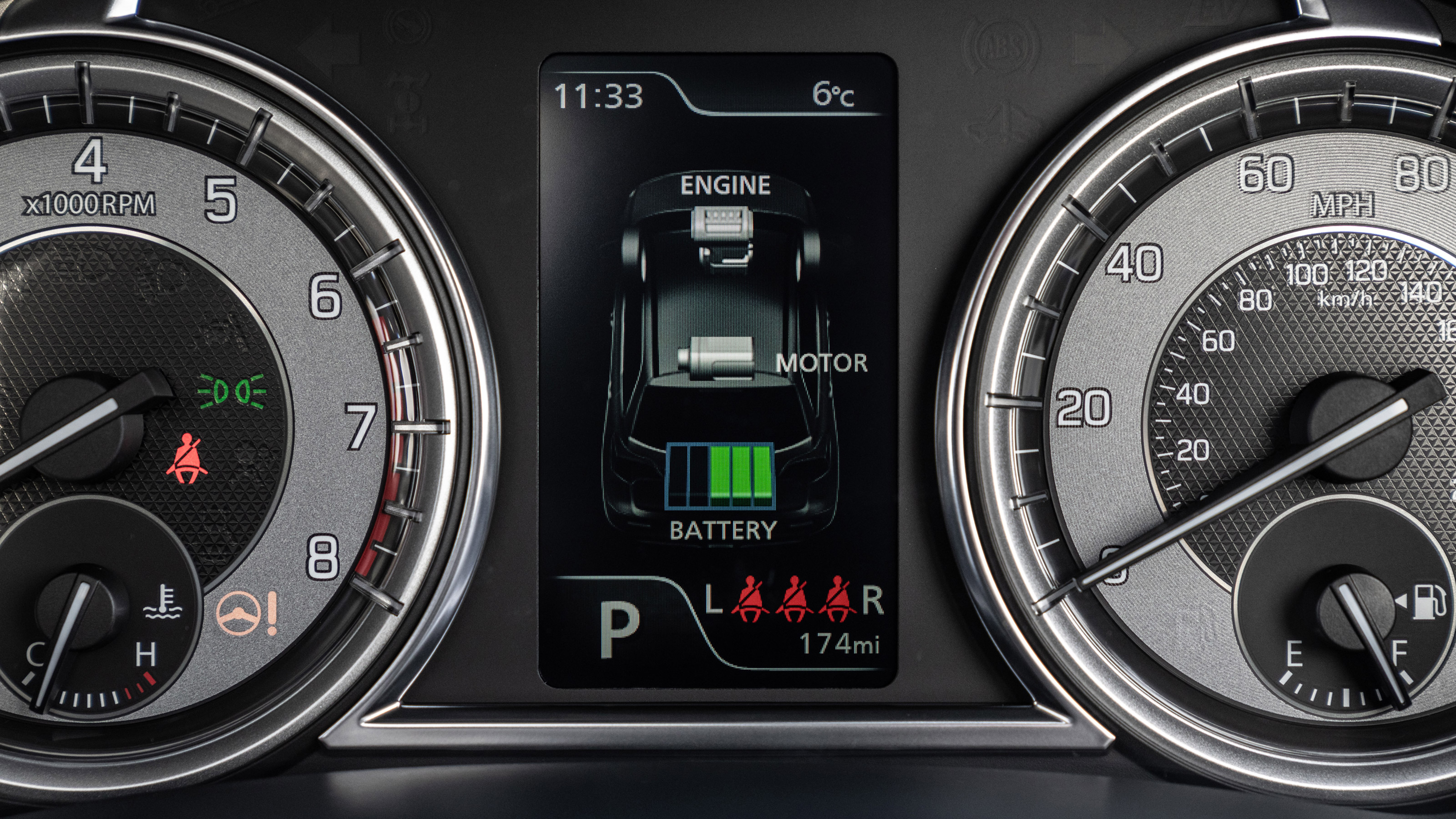 Suzuki Vitara Full Hybrid - dials
