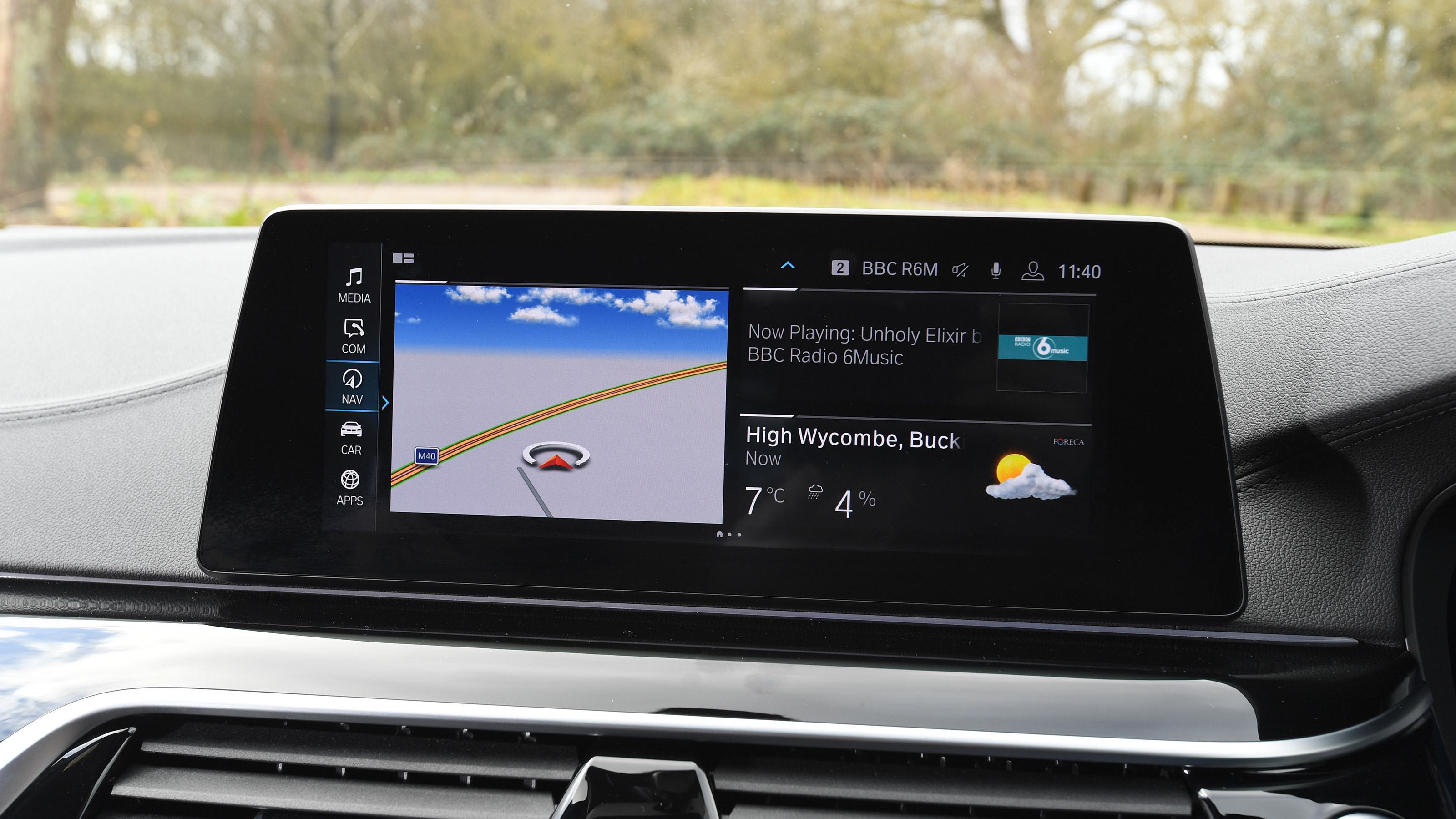 Used BMW 5 Series Mk7 - infotainment