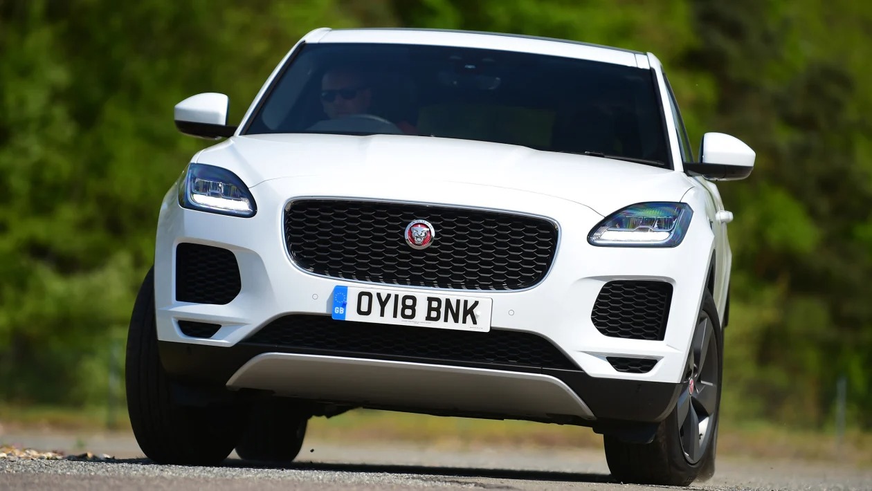 Used Jaguar E-Pace - front action