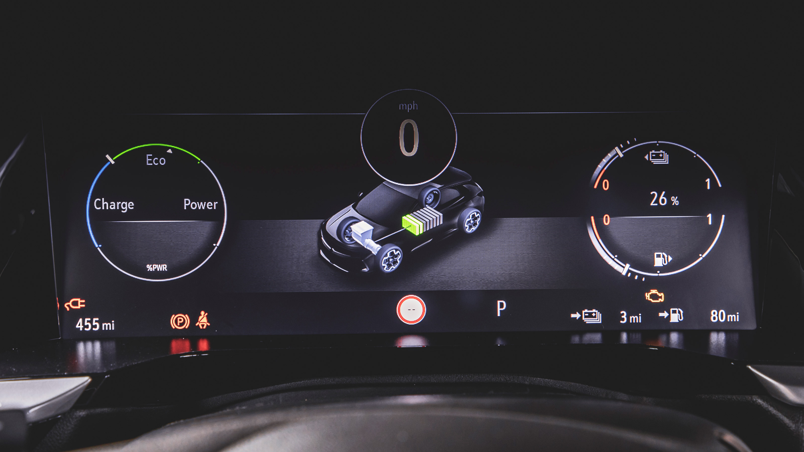 Vauxhall Grandland PHEV - dials