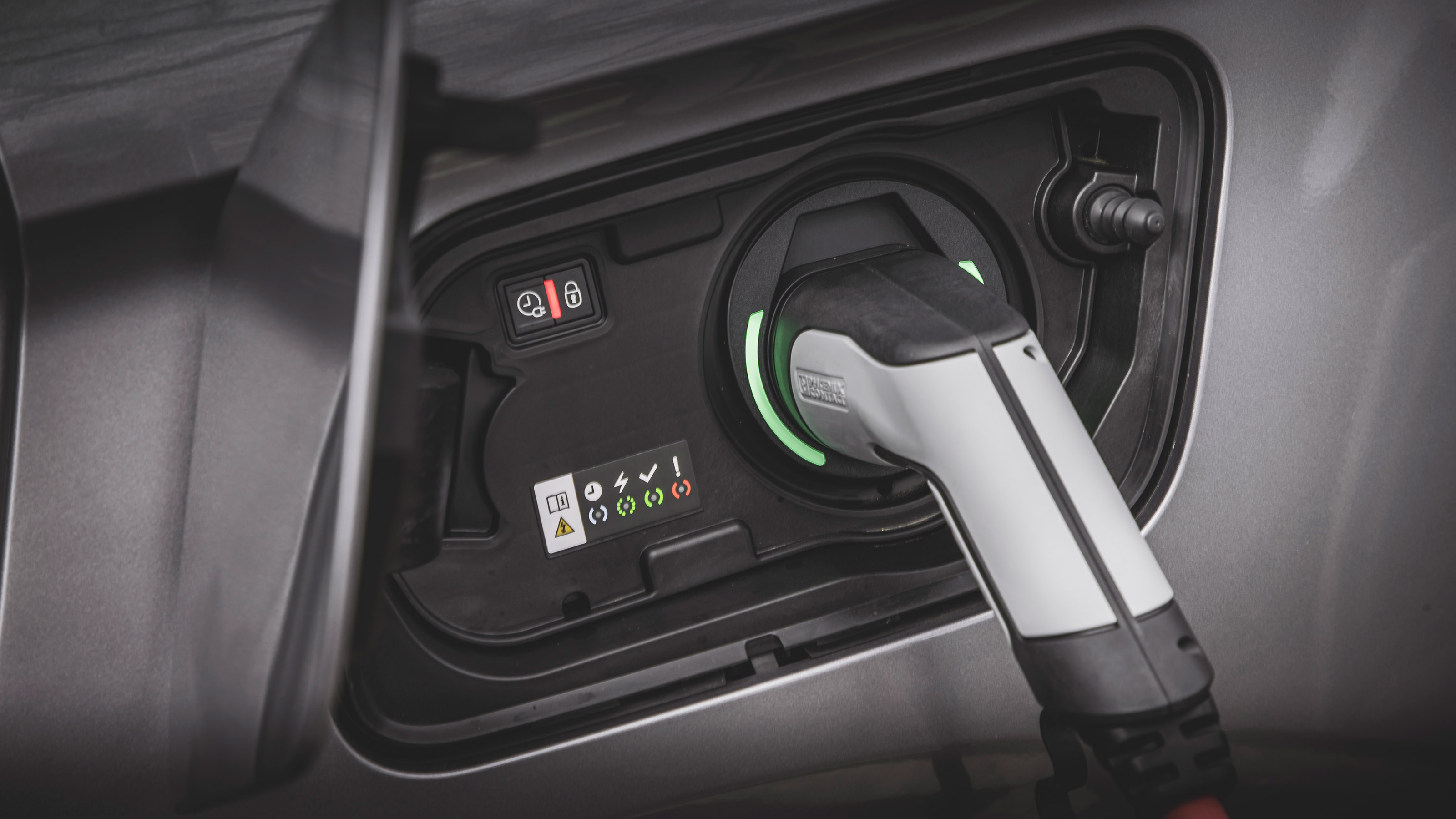 Vauxhall Grandland PHEV - plugged in
