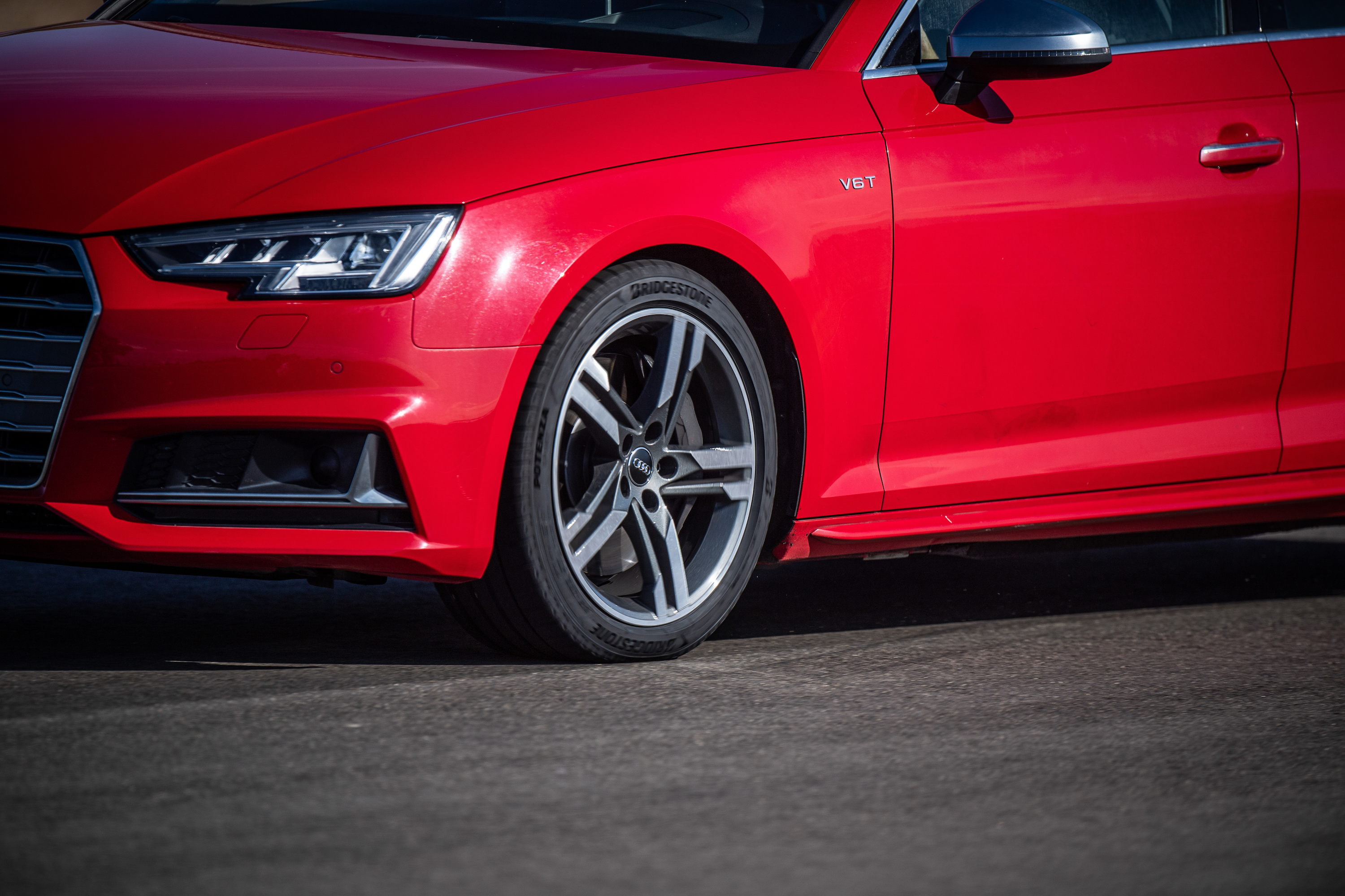Audi S4 with Bridgestone Potenza Sport - dynamic