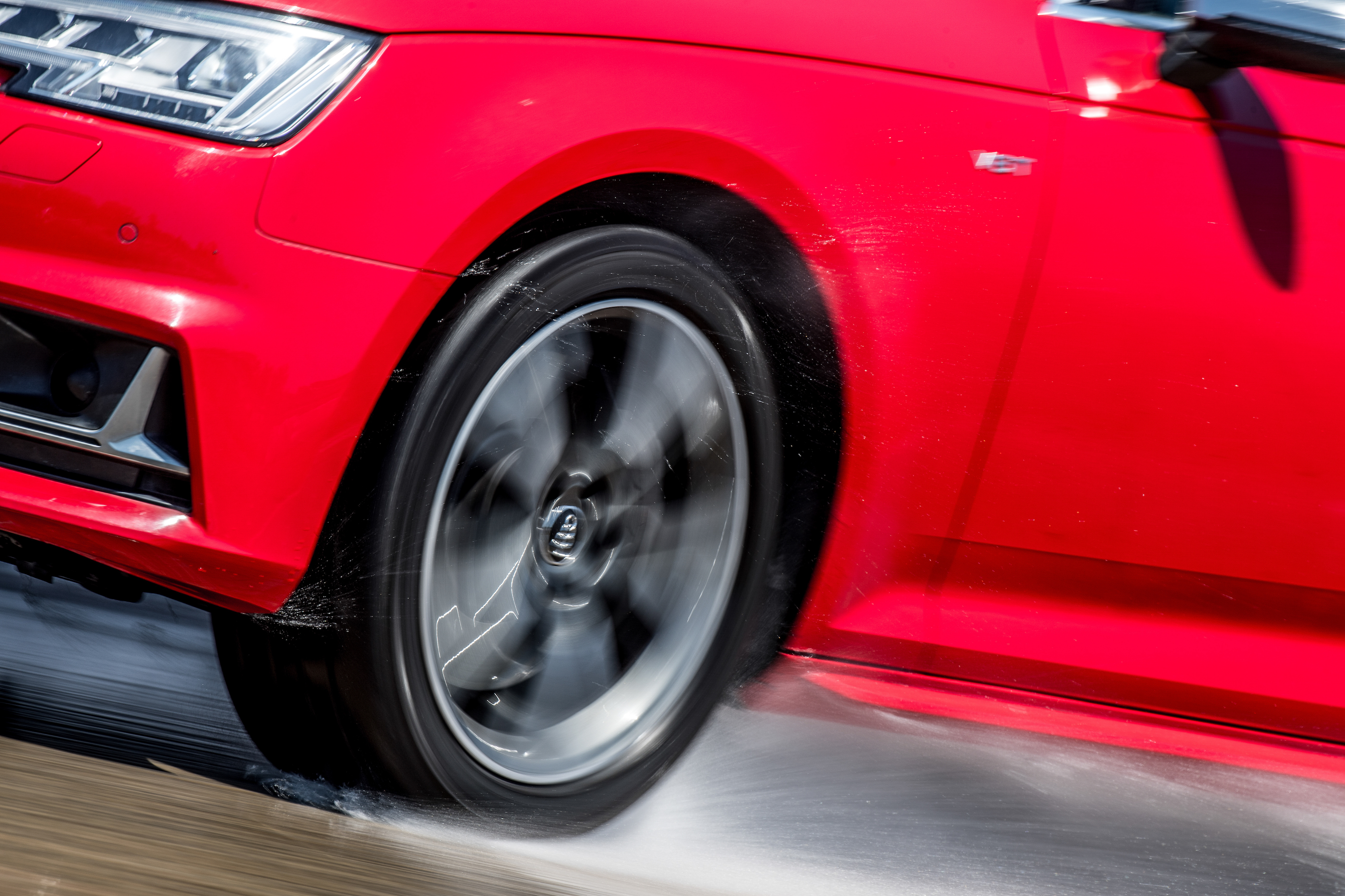 Audi S4 with Bridgestone Potenza Sport - dynamic