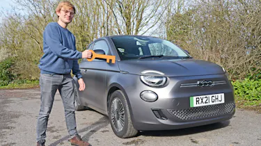 James Brodie with giant key