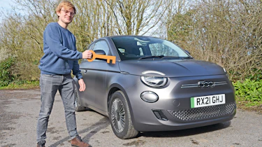 James Brodie with giant key