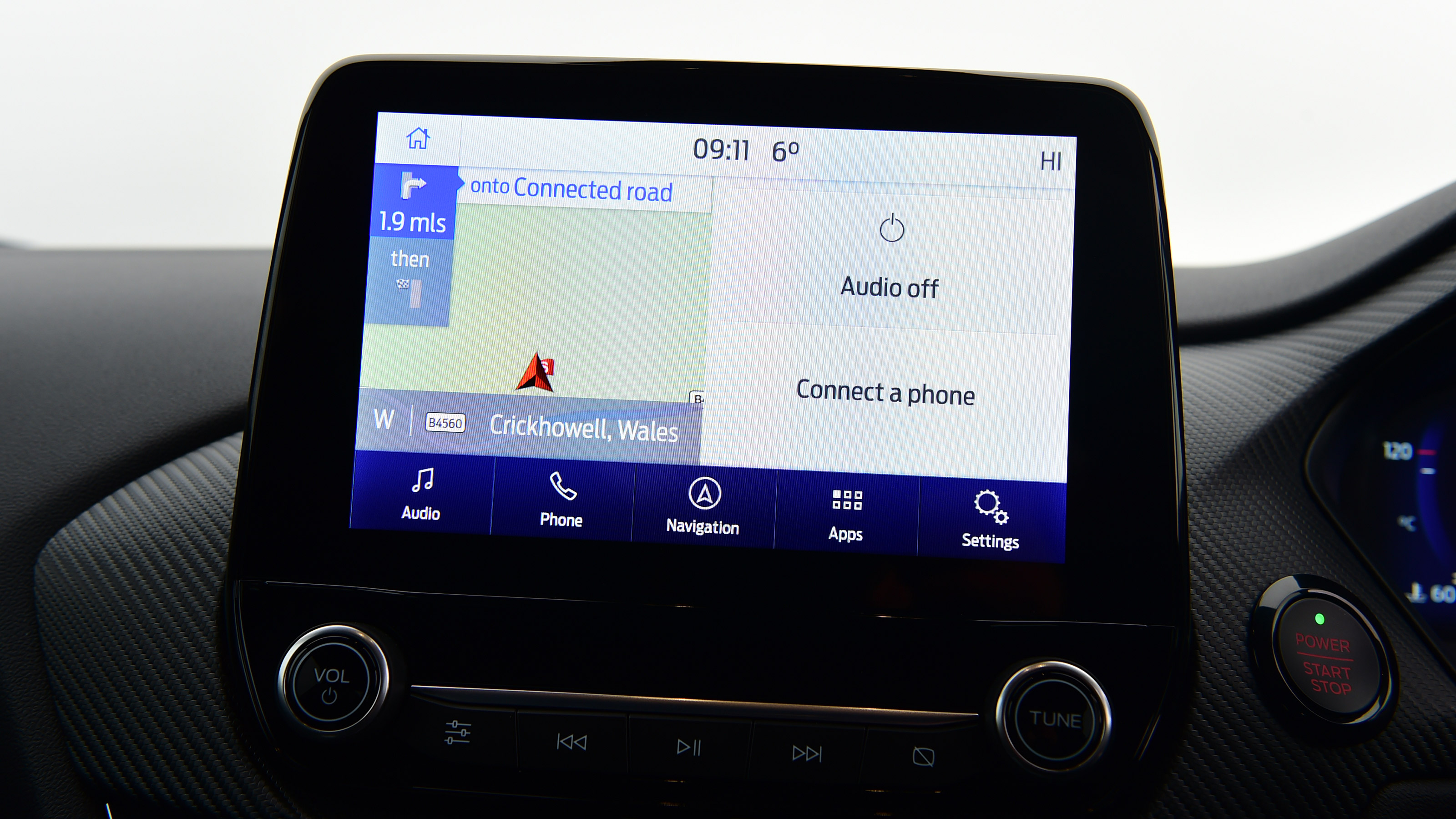 Ford Puma ST - sat-nav