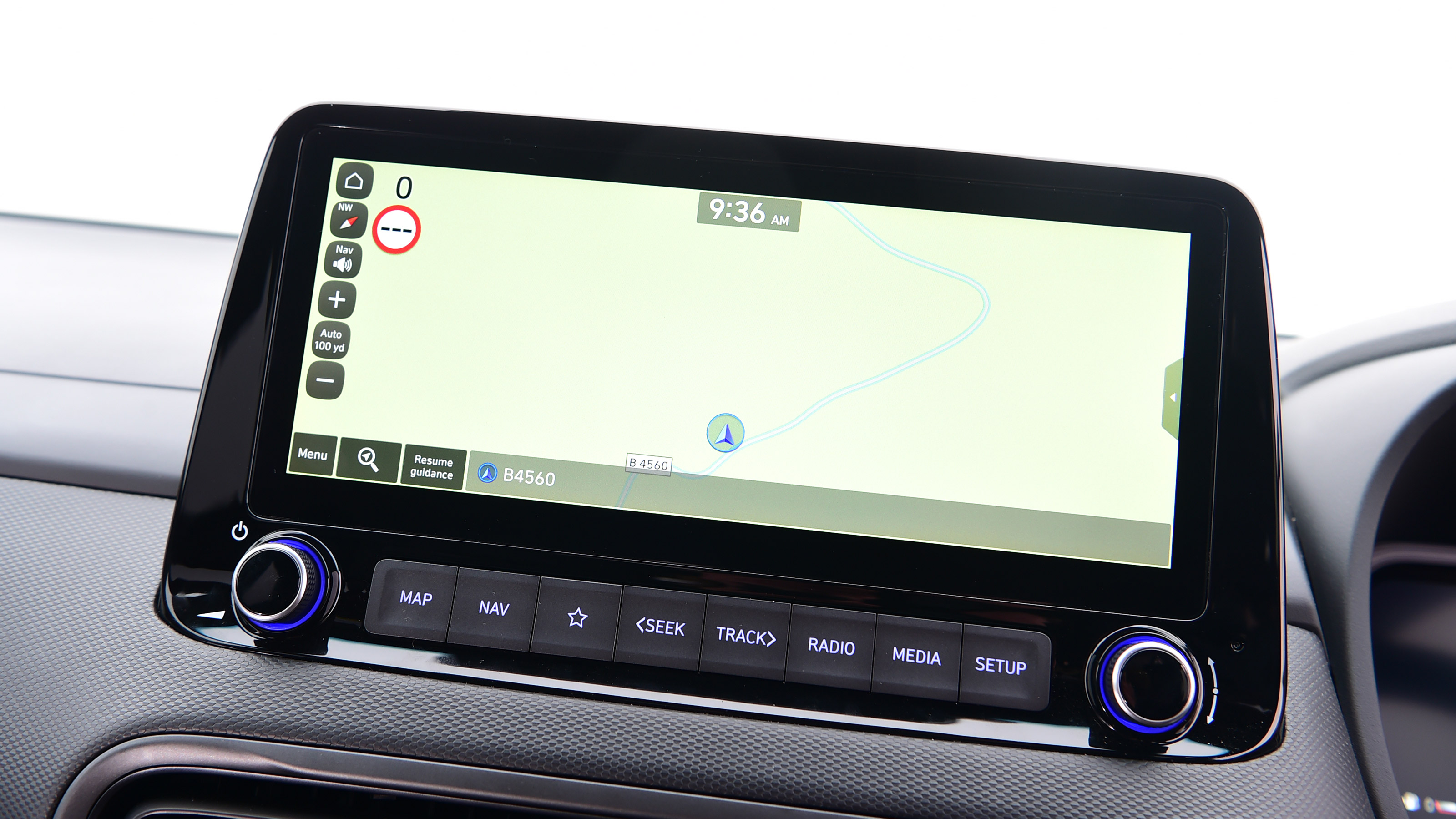 Hyundai Kona N - sat-nav