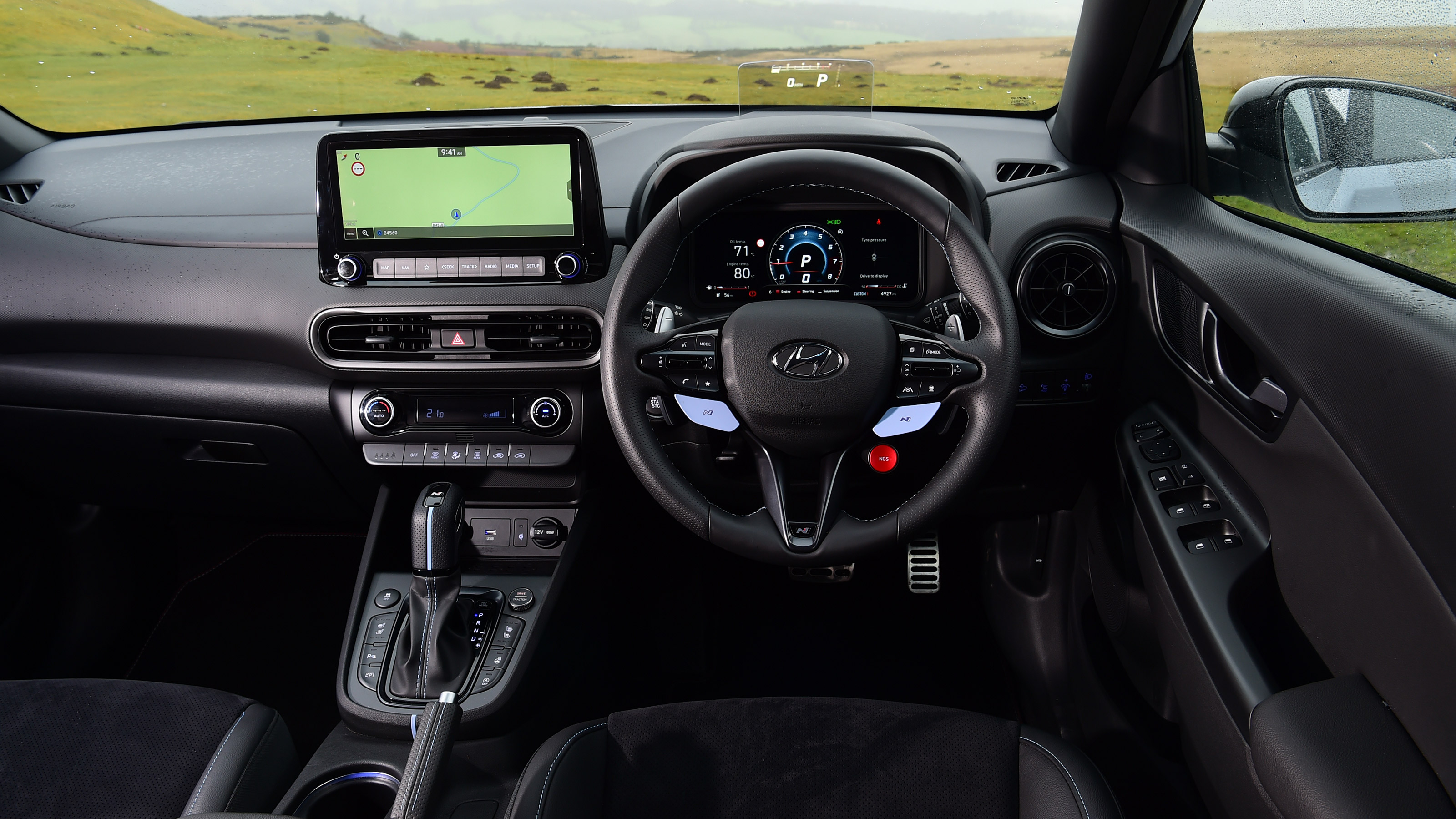Hyundai Kona N - dash