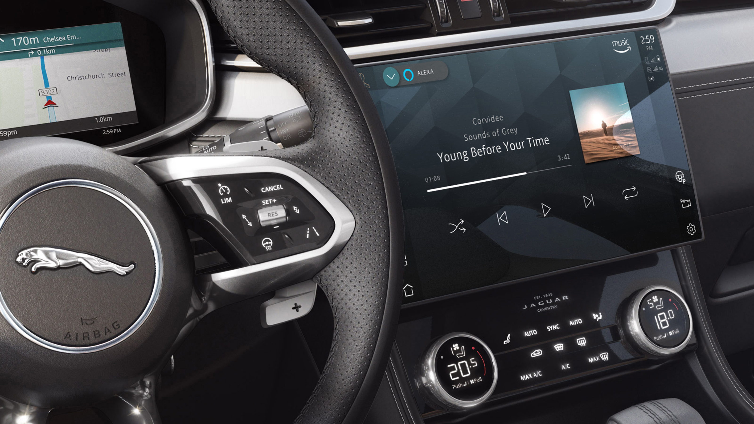 Jaguar F-Pace 300 Sport - dashboard