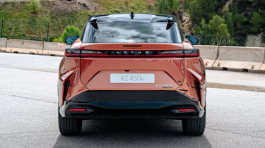 Lexus RZ 450e prototype - full rear