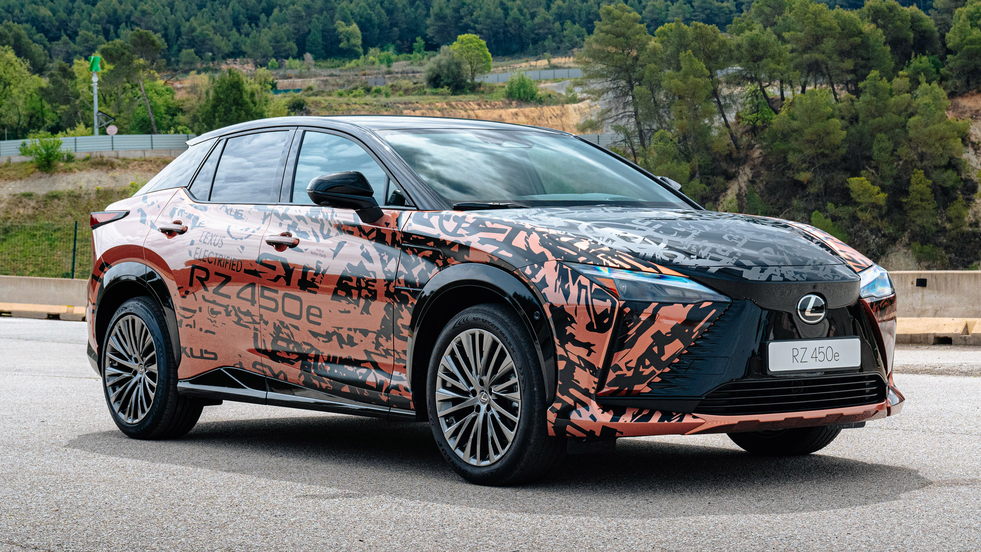 Lexus RZ 450e prototype - front