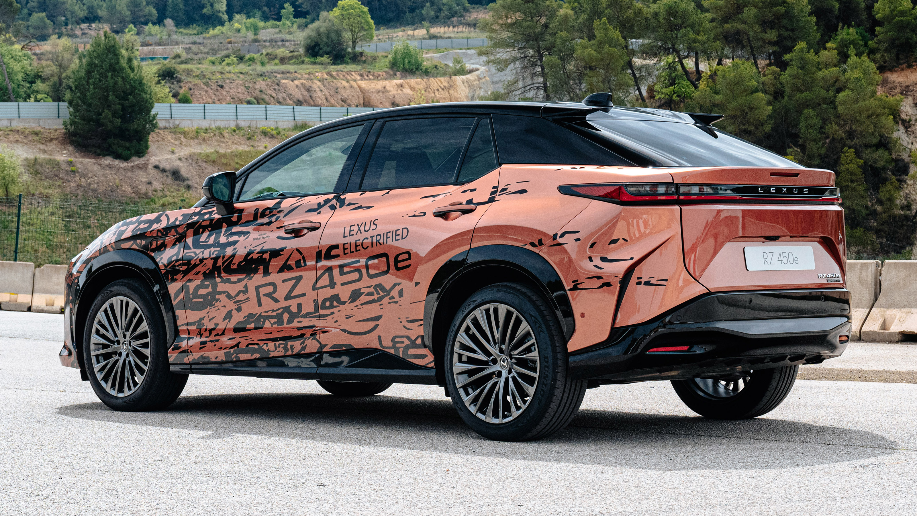 Lexus RZ 450e prototype - rear static
