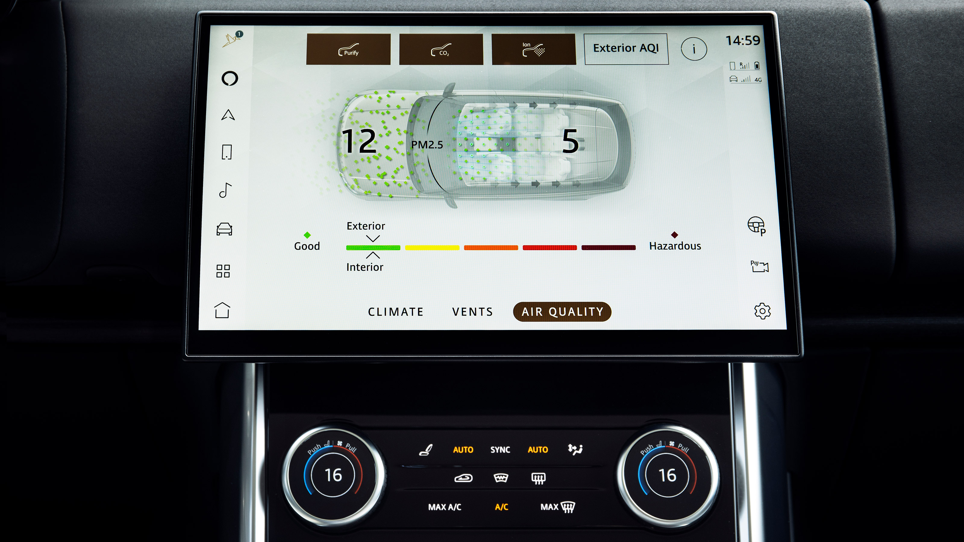 Range Rover - infotainment