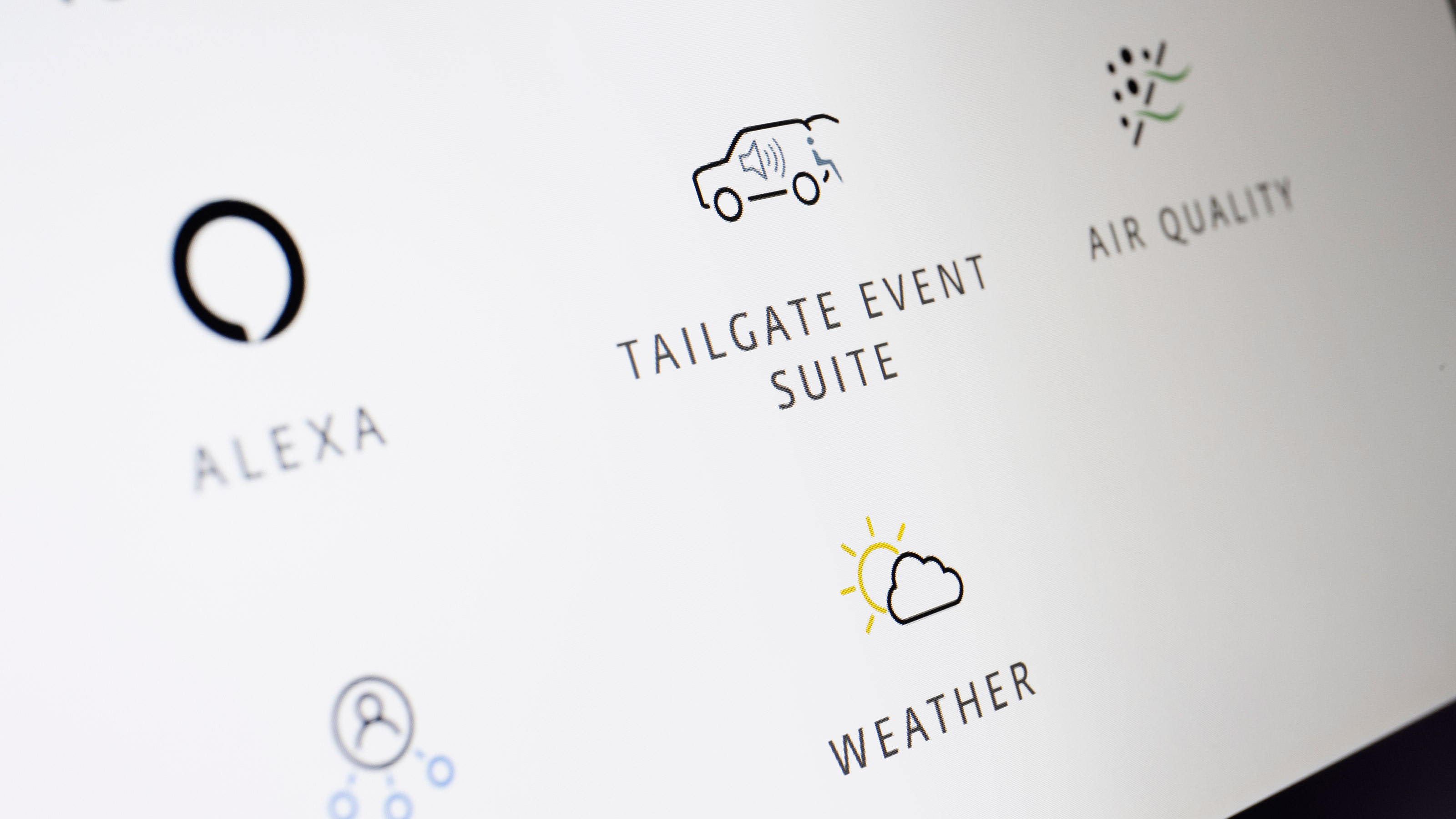 Range Rover - screen detail