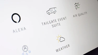 Range Rover - screen detail