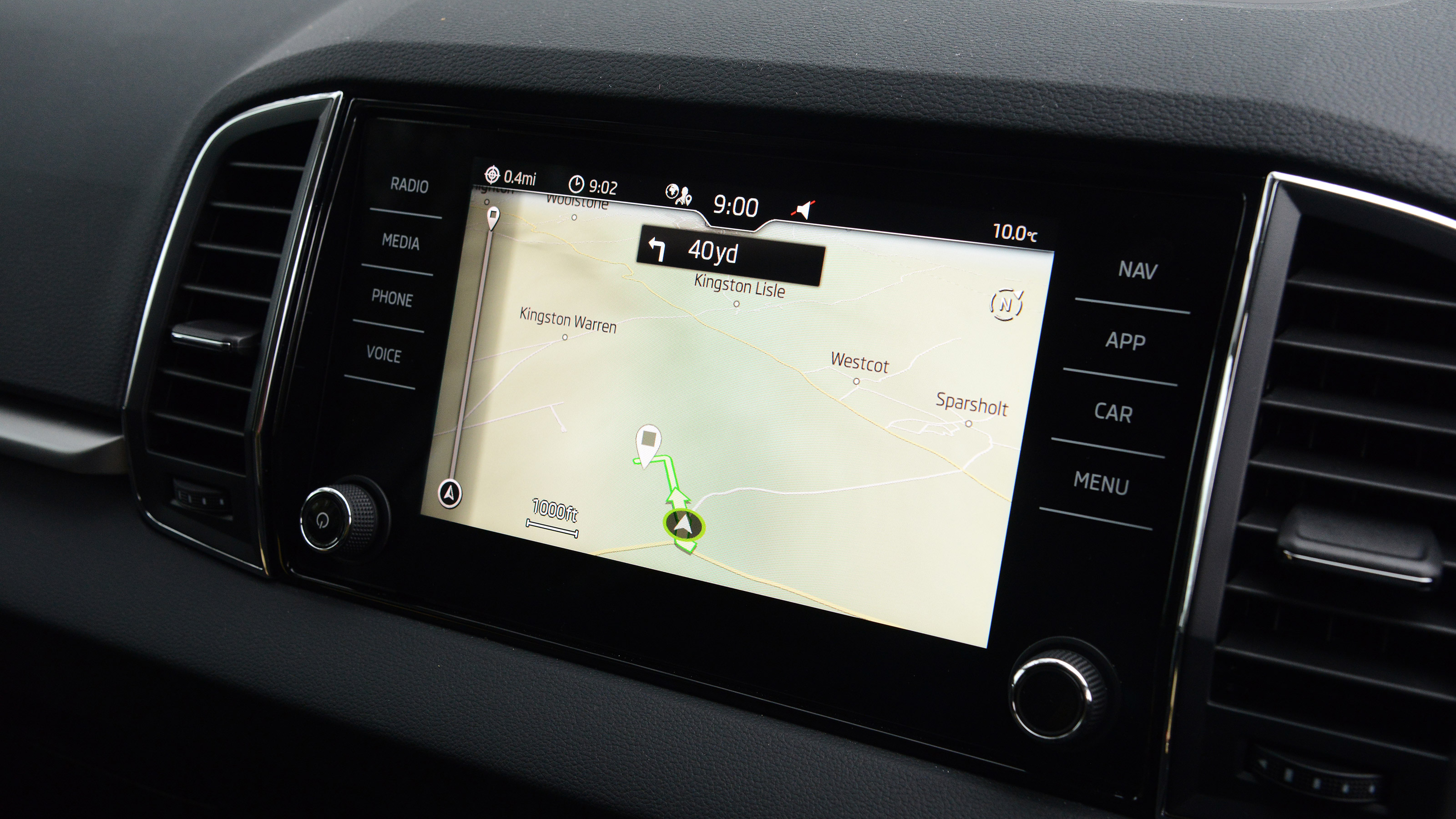 Skoda Karoq facelift - sat-nav
